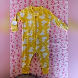 Hanna Anderson 3-6m organic cotton footless pajamas